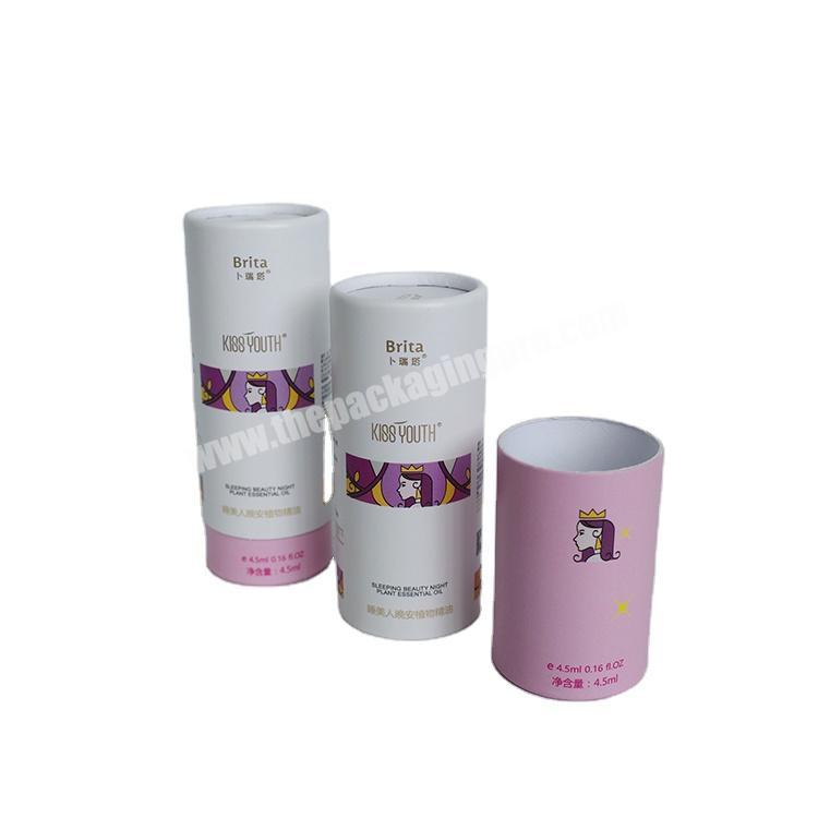 Oem Fashion Packing Gift Creative Packaging Paper Tube Cosmetic Round Paper Box with High Quality