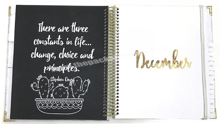 Promotional Wholesale Month Weekly Life Planners And Organizers