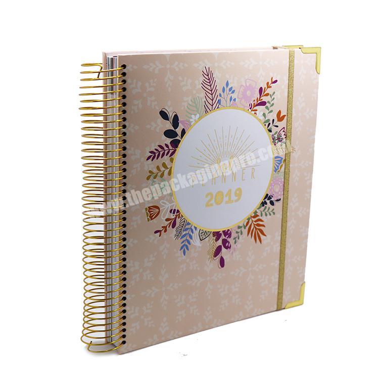 Spiral Daily planner, 2 year fancy planners organizers, best goal planner notebook