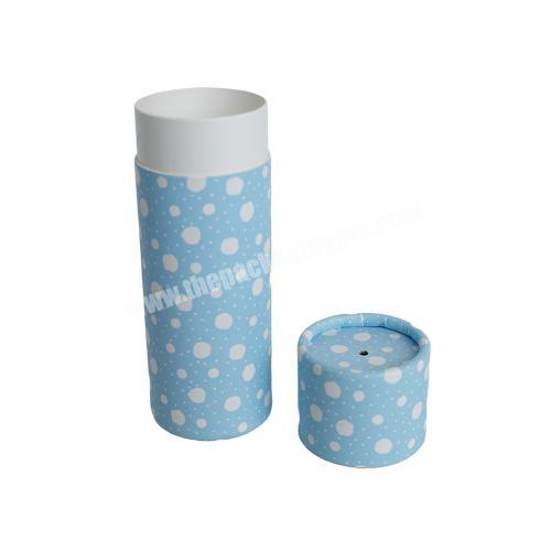 Wholesale Custom Logo Cardboard Round Paper Cylinder Tube Box Paper Packaging