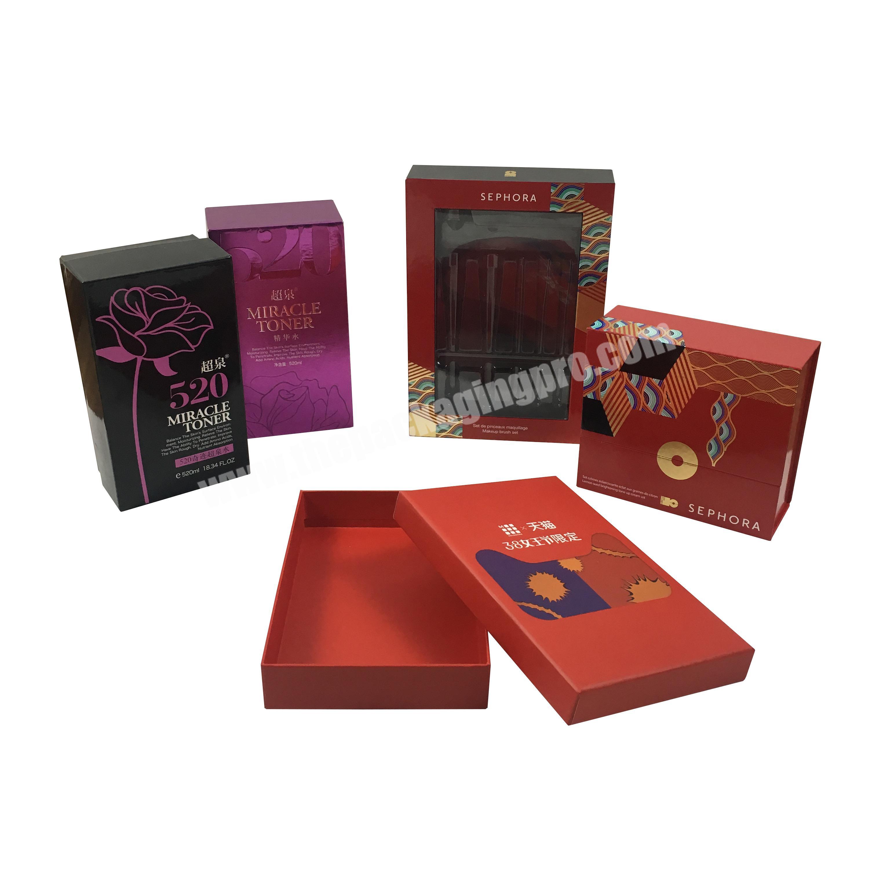 Wholesale Custom print cardboard gift packing magnetic closure gift paper box