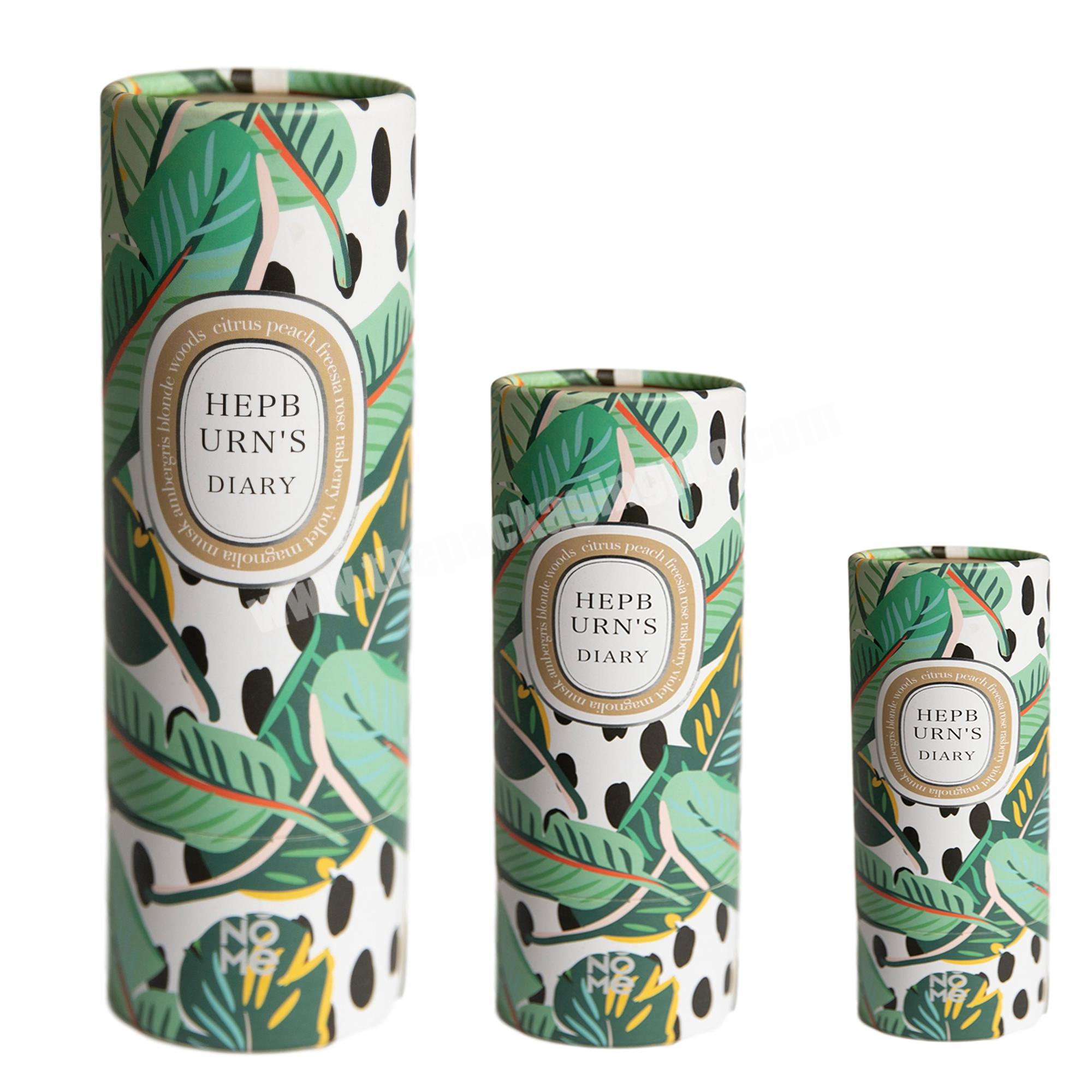 Wholesale Paper Cosmetic Tube Can Custom Printed Paper Tube for Perfume Bottle Packaging