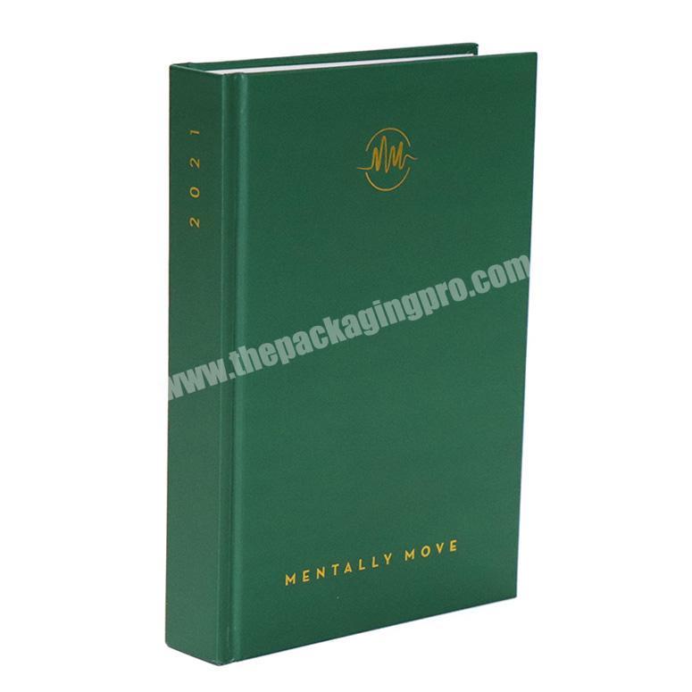 Wholesale Paper Journal Agenda Planner Printing Hardcover Spiral Notebook Custom