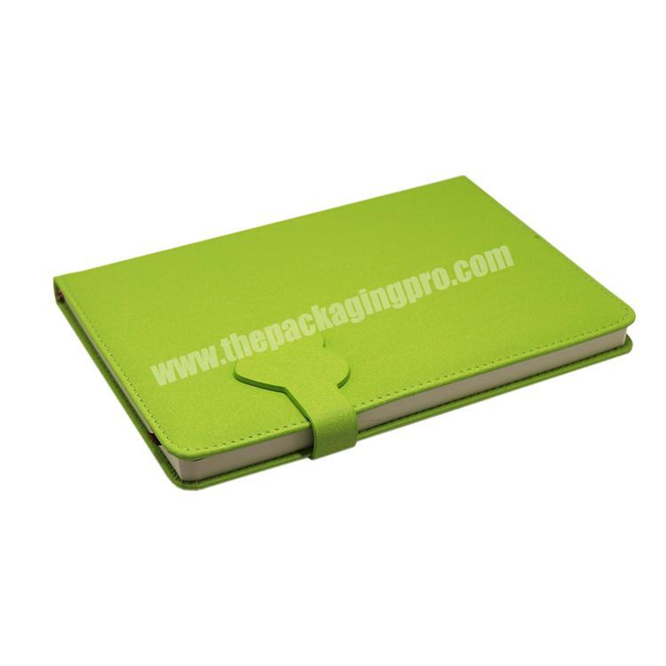 Wholesale Pu Leather Cover Notebook A5 Custom Logo Diary Recycle Inner Pages Print