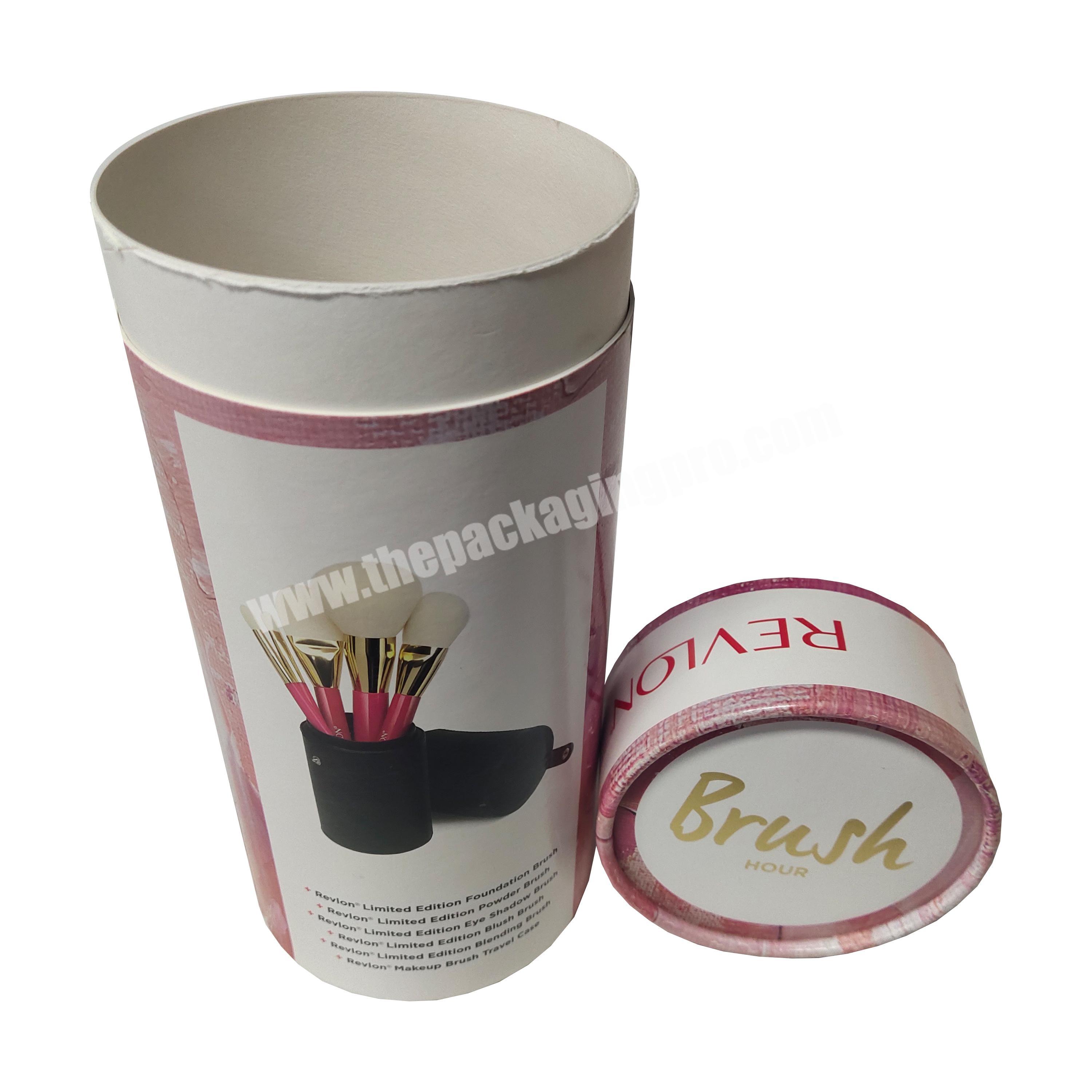 Wholesale custom high quality cylindrical paper packaging box tube paper box