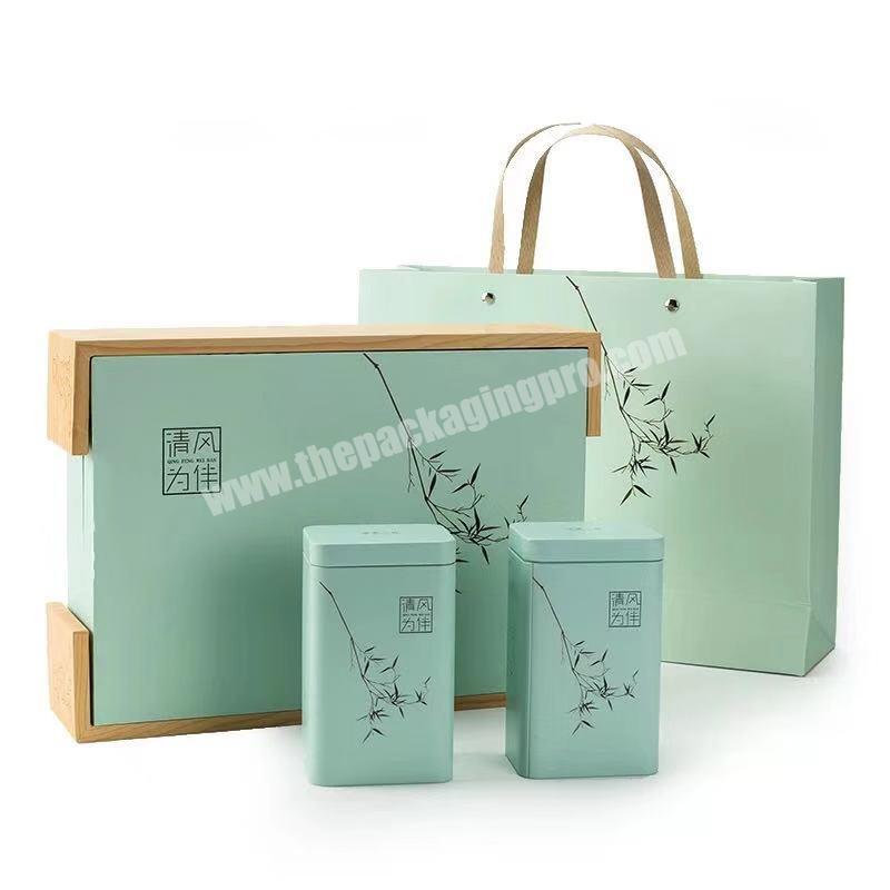 Wholesale custom high quality exquisite tea box gift packaging box and bag