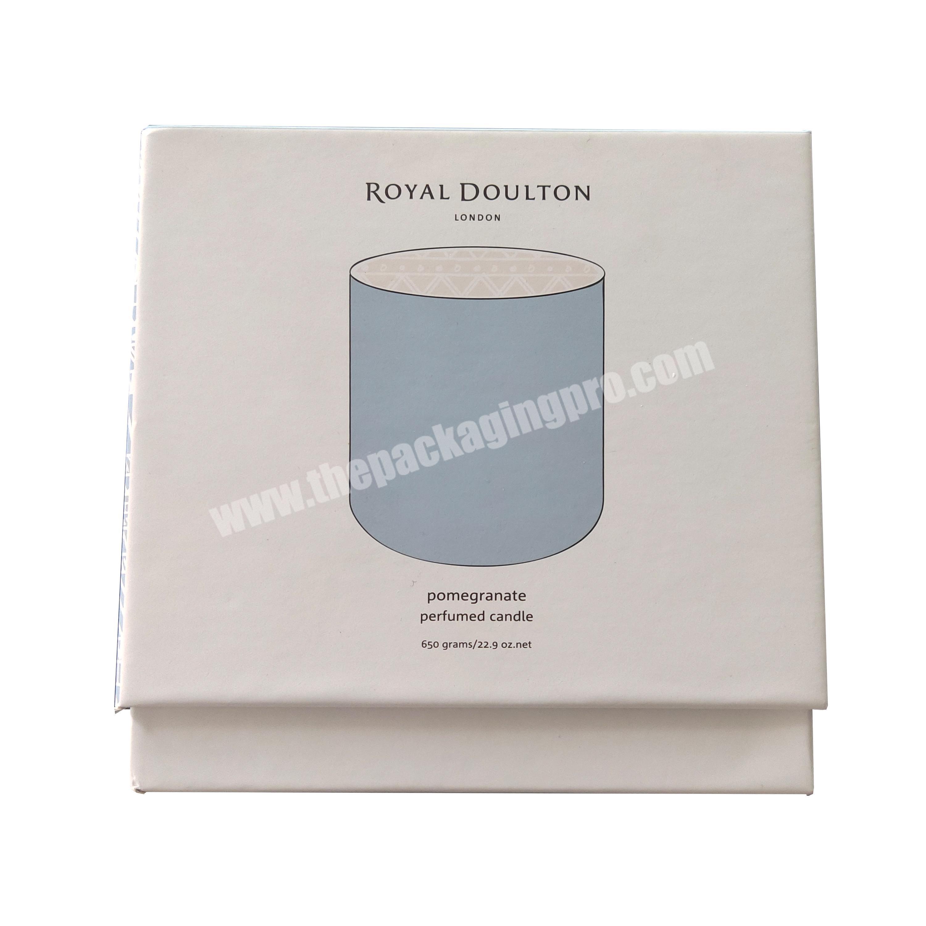 Wholesale custom high quality perfumed candle packaging paper box
