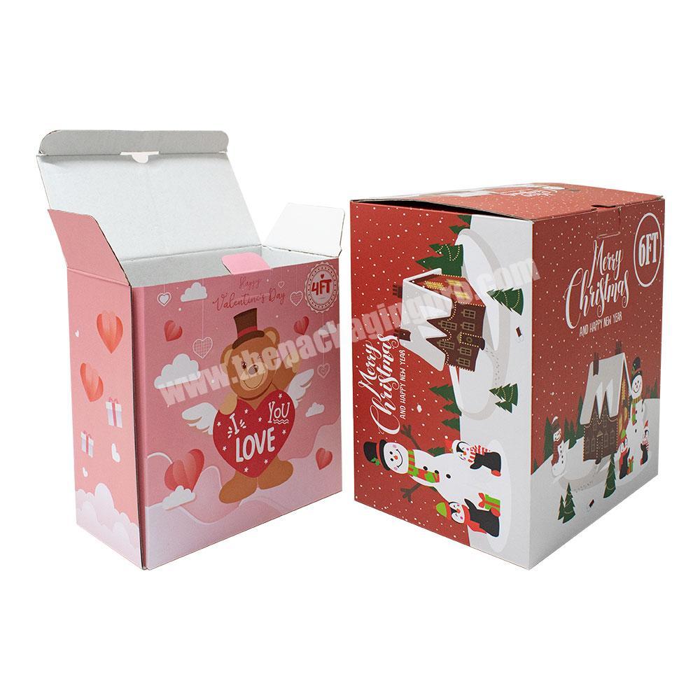 Wholesale free design product packaging Recycled small color box packaging color cardboard box
