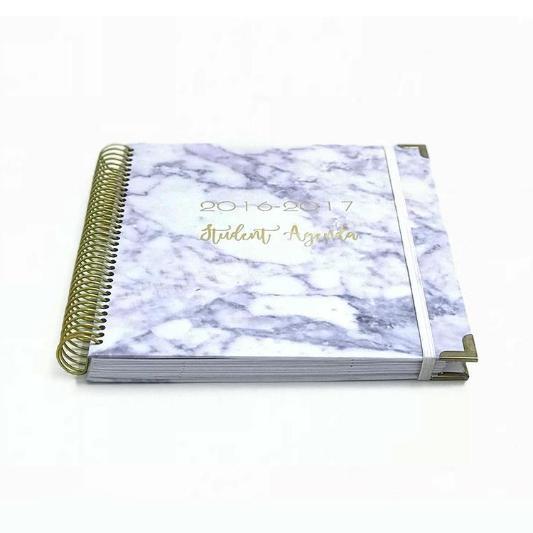 Wholesale notebook hardcover agenda printing with customized logo