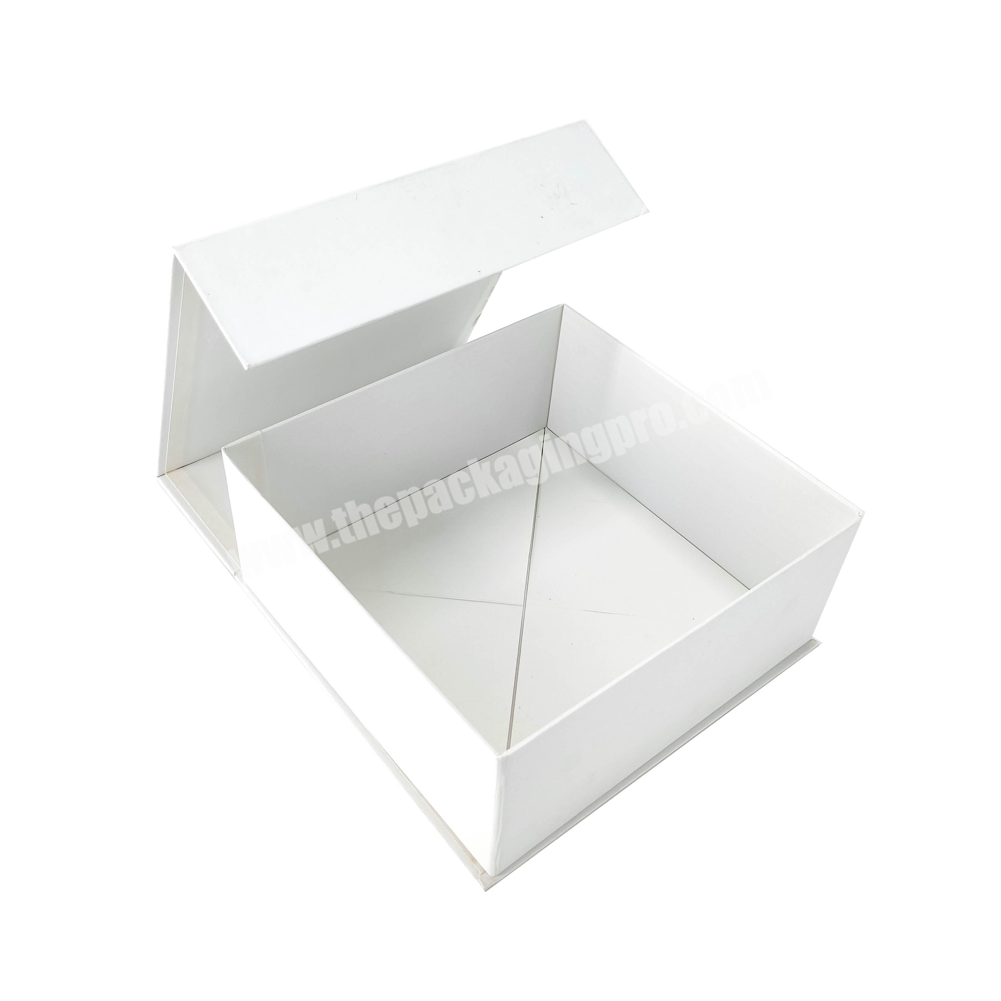 magnetic gift box white package box box packaging design