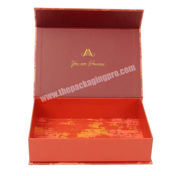 2022 The Most Popular Luxury Custom Logo Rectangle Collapsible Paper Gift Paper Packaging Box