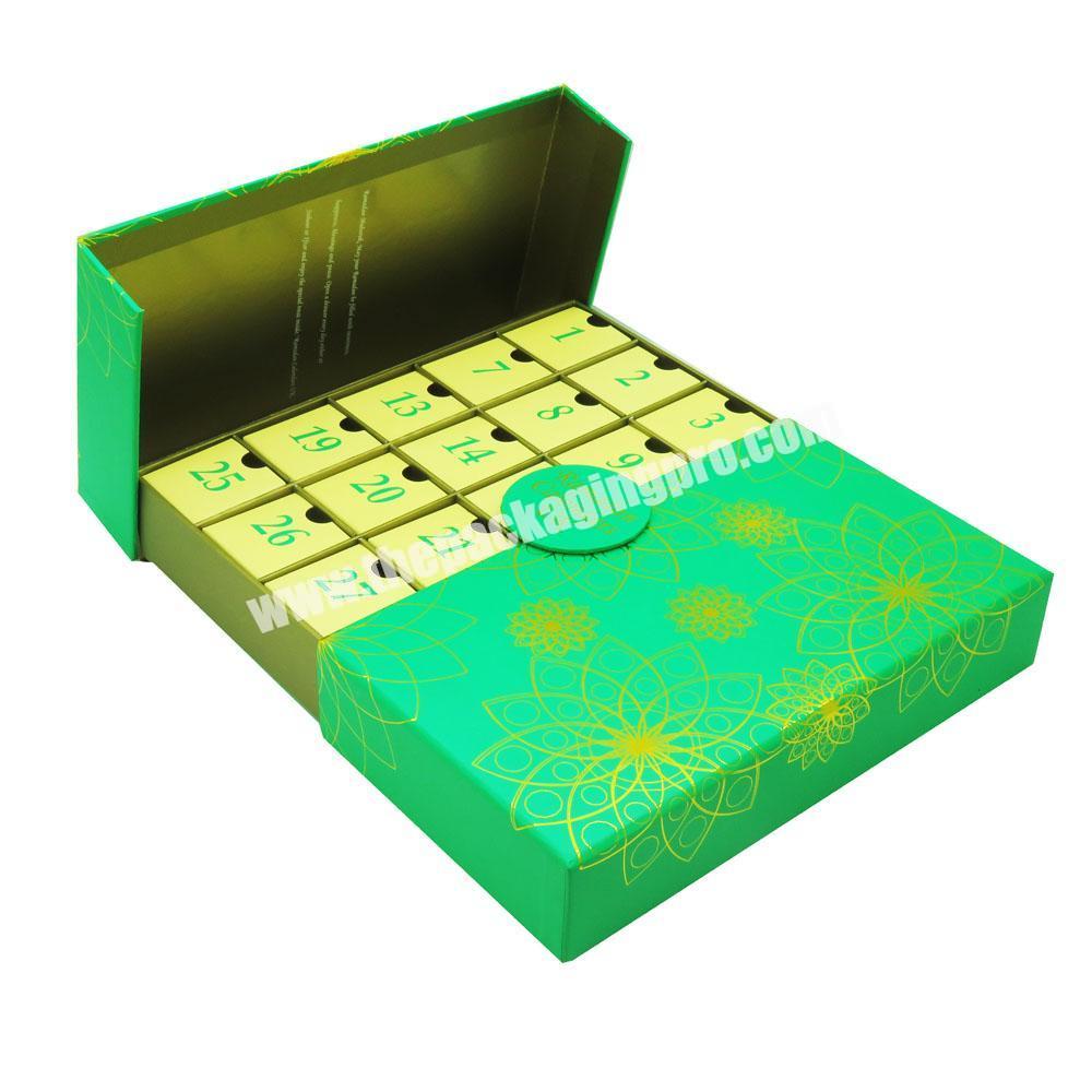 2022 empty ramadan kareem mubarak gift boxes countdown calendar christmas advent packaging box