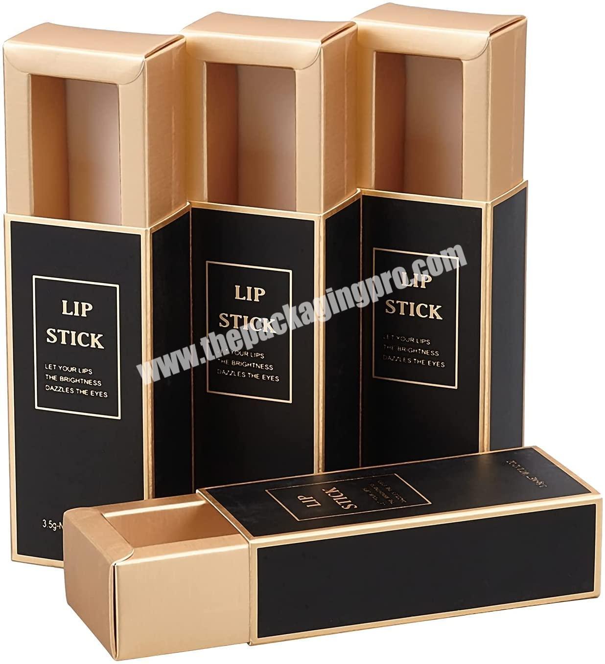 Black Lipstick Packaging Essential Oil Bottle Packaging Lip Gloss Boxes for DIY Lipstick Beauty Accessories  Cosmetics