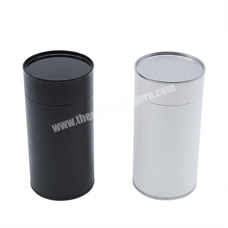 Manufacturer Black White Red Small Paper Tube Packaging Elegant Gift Round Paper Box With Lid