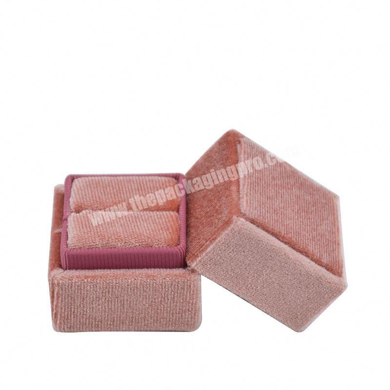 Boxes for rings wholesale wood magnet ring mini jewelry box clam small wooden wedding glitter ring boxes
