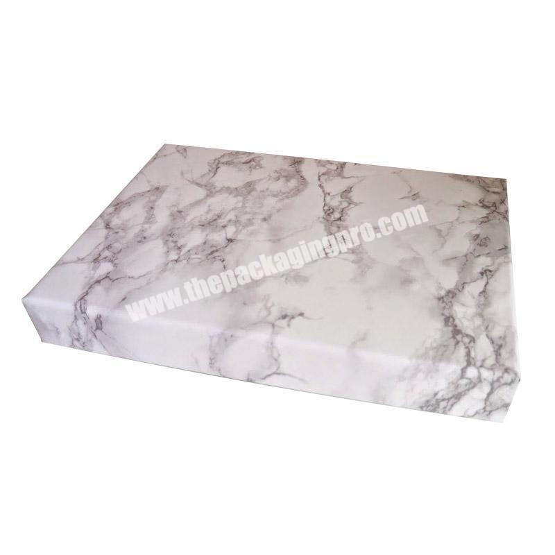 Wholesale Cardboard Printing Marble Pattern Gift Packaging Flower Box Set Gift & Craft,gift Packaging Paperboard Rectangle Handmade Accept