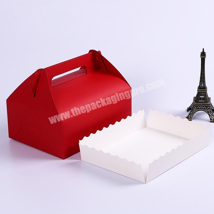 Cheap Price Fast Food Take Away Packaging Boxes Fried Chicken Box Kraft Paper Disposable Varnishing 1C Printing OEM ODM Dekun