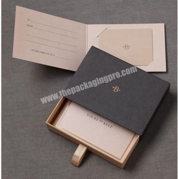 Cheap luxury OEM custom logo pink rigid box cardboard shopping gift box jewelry sliding drawer gift box packaging with ribbon