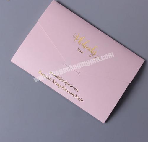 China Factory High Quality  Custom printed window Envelope for Small gift Pack