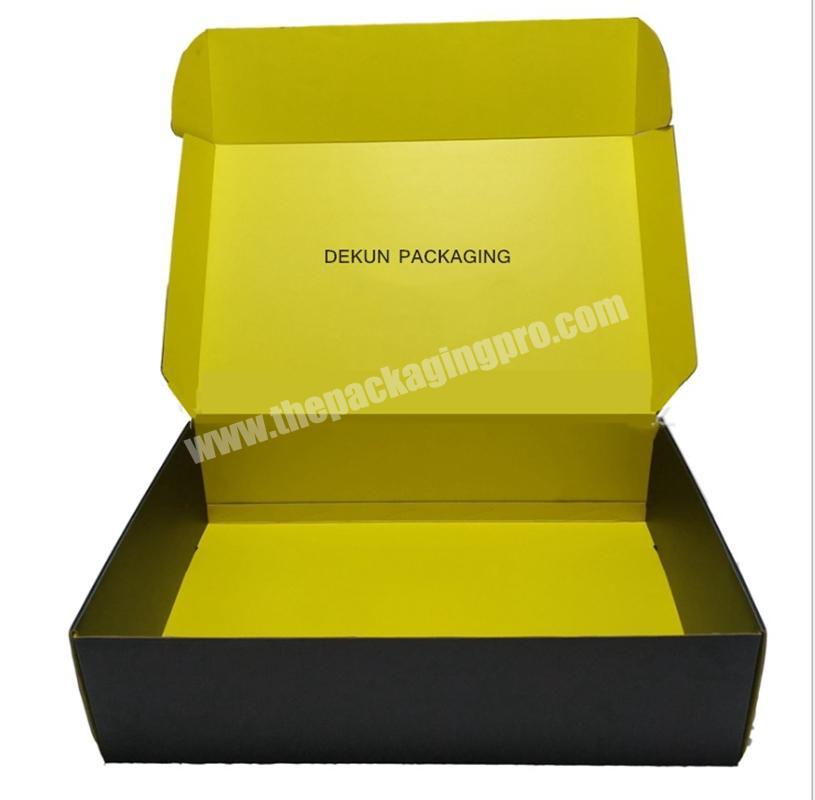 Corrugated Paper Box Shipping Mailer Boxes Custom Logo Printed Durable Apparel Packaging boxes manufacturer manufacturer