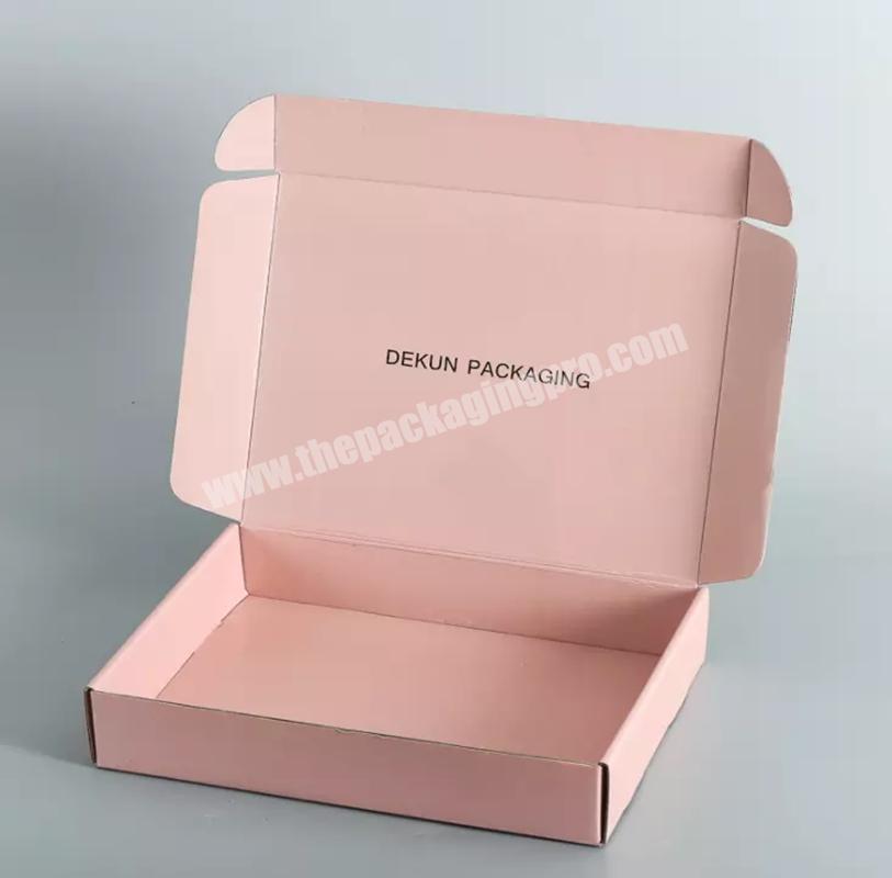 Corrugated Paper Box Shipping Mailer Boxes Custom Logo Printed Durable Apparel Packaging boxes manufacturer wholesaler