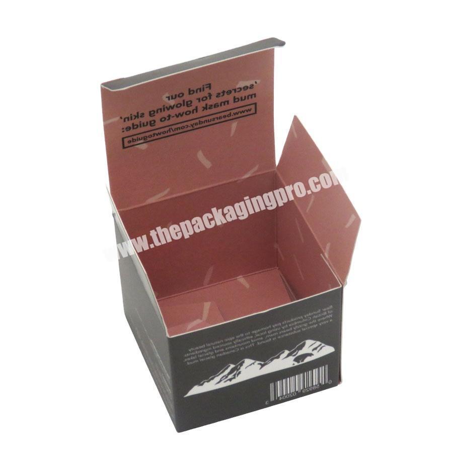 Cosmetic Beauty Products Carton Packaging Box Reverse Tuck Ends Chipboard Boxes