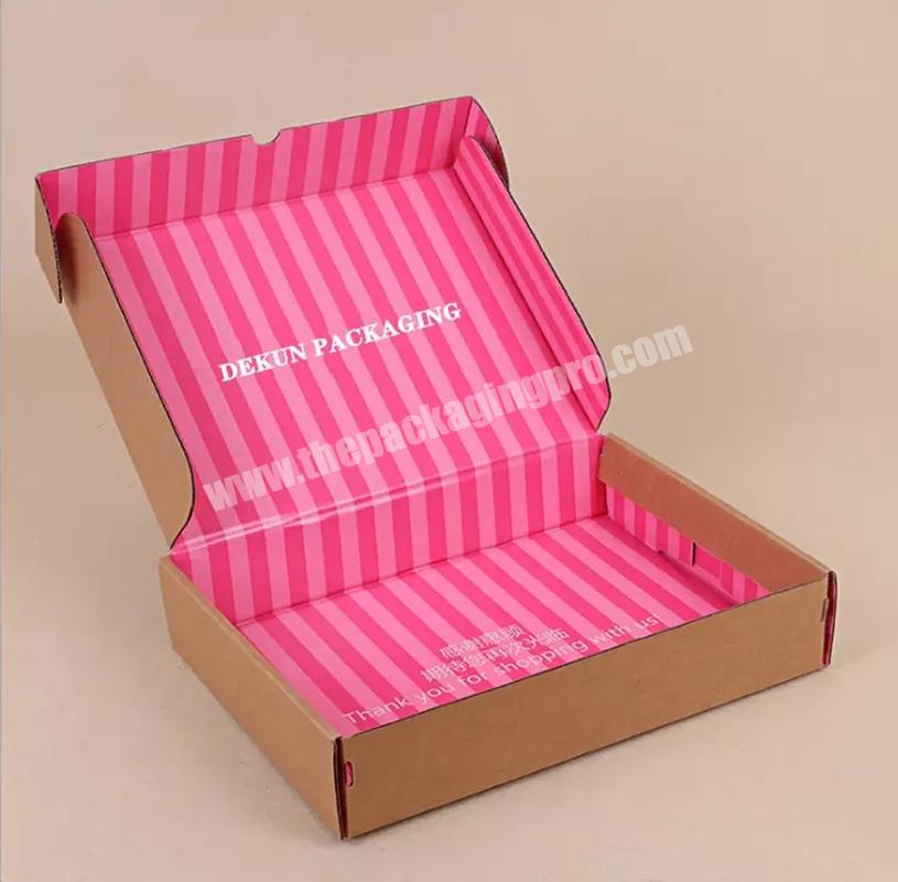 Custom Cheap and Disposable Corrugated Paper Box Shipping Carton For Garments Gifts Cosmetic Shoes Packing