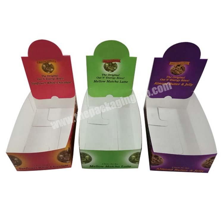 Custom Design Packaging Box Food and Beverage Candy Snack Cookie Chocolate Display Box