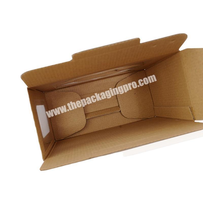 Wholesale Manufacturer Black Takeaway Kraft Paper Lunch Cardboard Corrugated Rigid Folding Gift Box Packaging