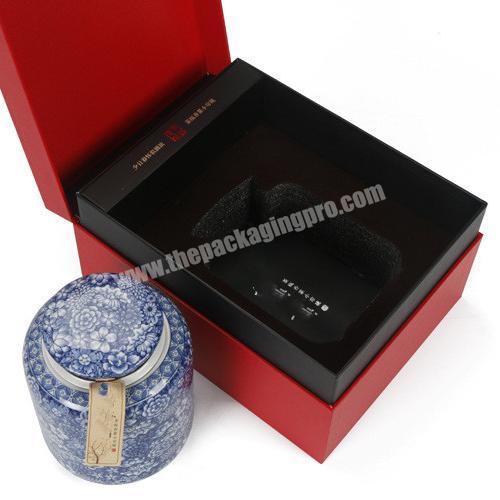 Custom Logo Luxury Rigid Paper Expensive Coffee Mug Packaging Cup Home Decoration China Vase Box For Gift Tea Tin