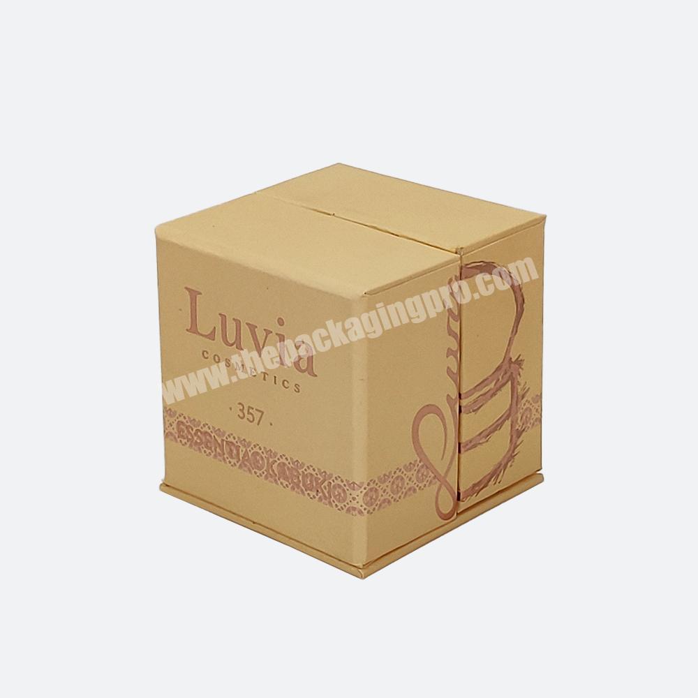 Custom Logo Made Skincare Package Small Box Double Door Open Cardboard Display Candle Cosmetic Packaging Magnetic Gift Box