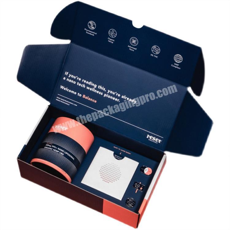 Custom Custom Luxury Recyalbe Biodegradable Paperboard Skin Care Products Cosmetic Equipment Packaging Set