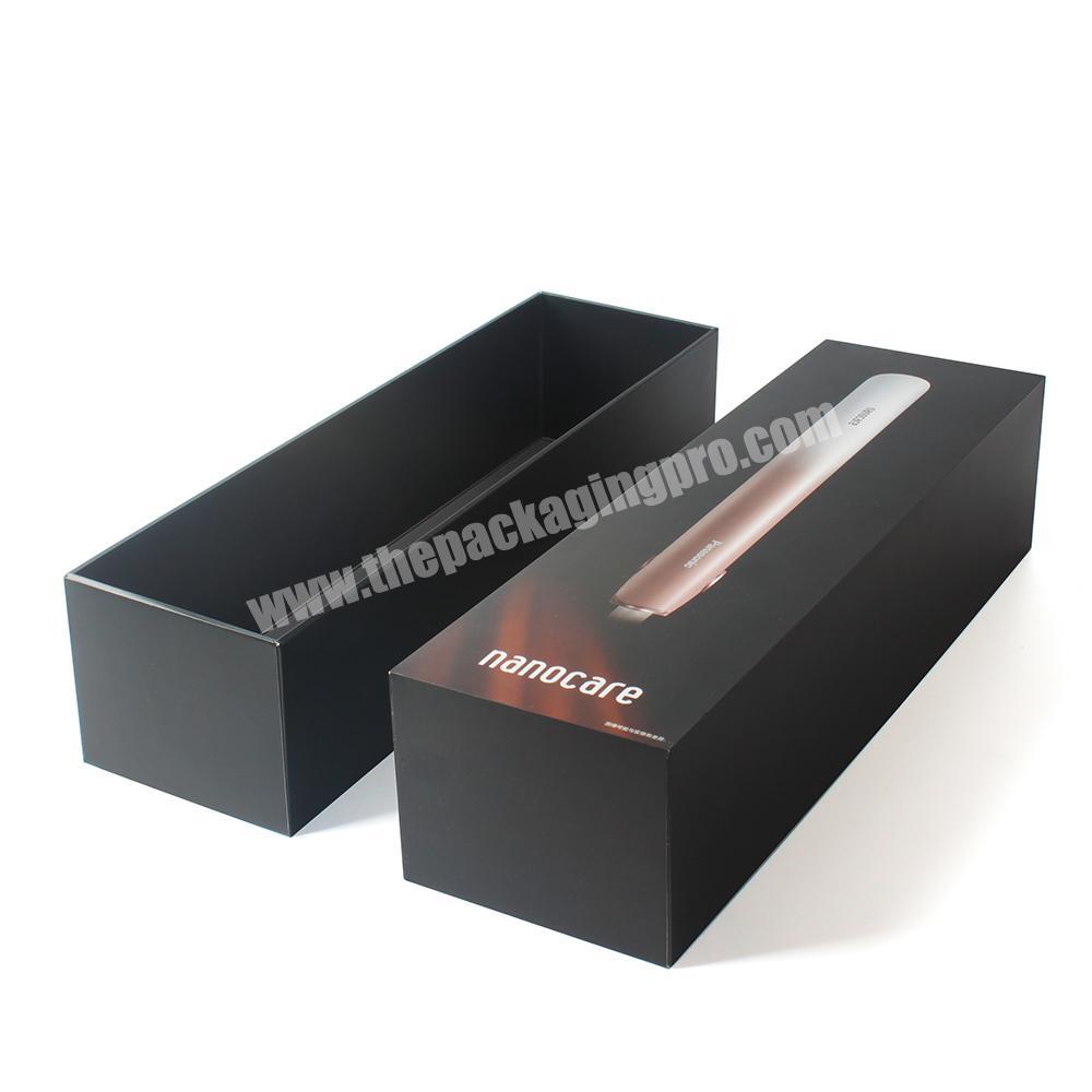 Custom New Women Make Up Product Hair Straightener Custom Paperboard Base and Lid Gift Packaging Paper Box