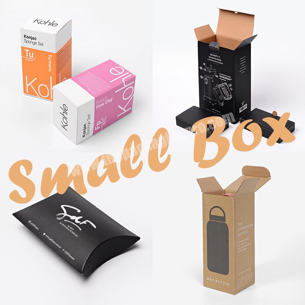 Custom Printed Package Box Storage Gift Mailer Carton Corrugated Kraft Paper Cardboard Small Box Packaging