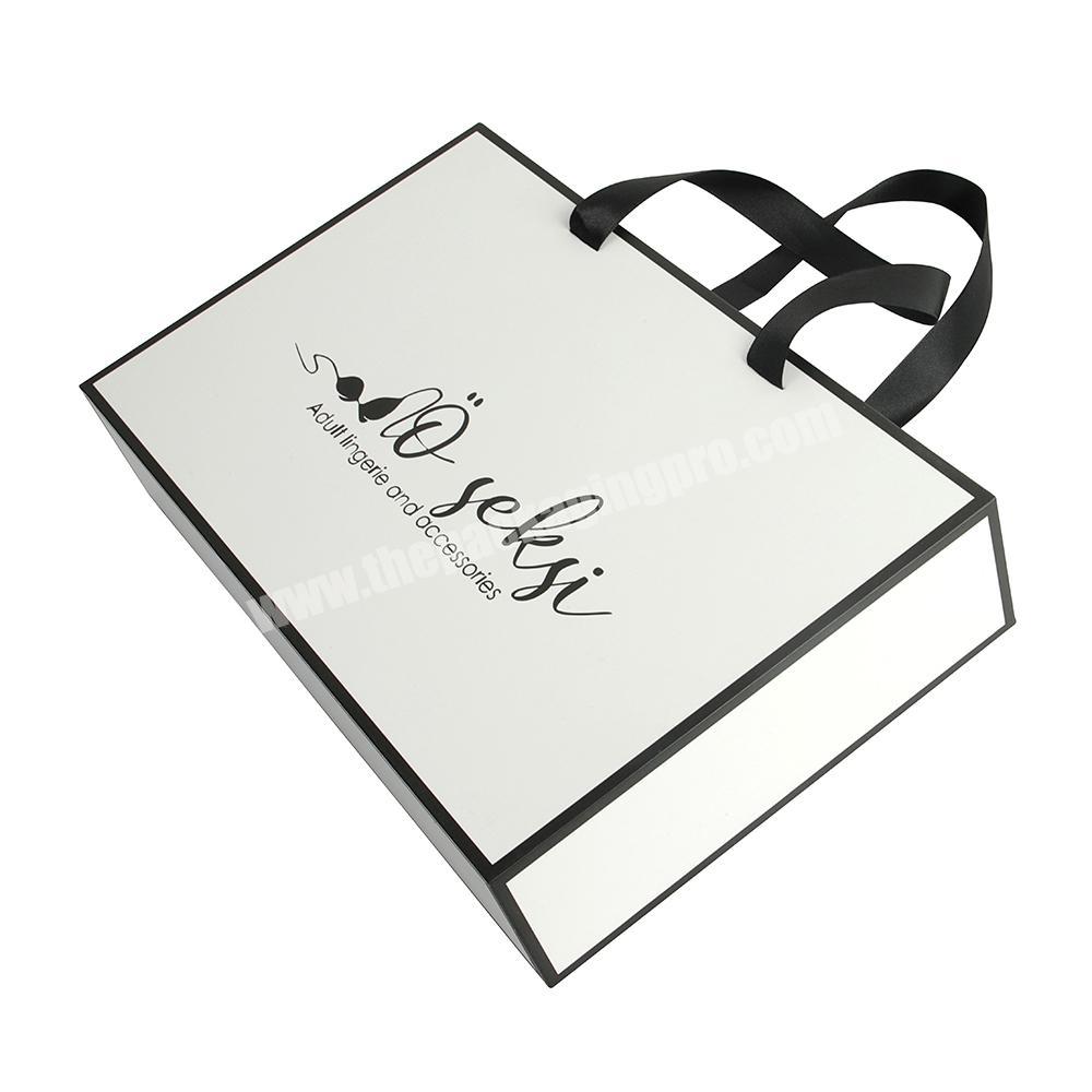 Custom White Luxury Drawer Style Gift Paper Box Large Packing Sliding Gift Paper Box