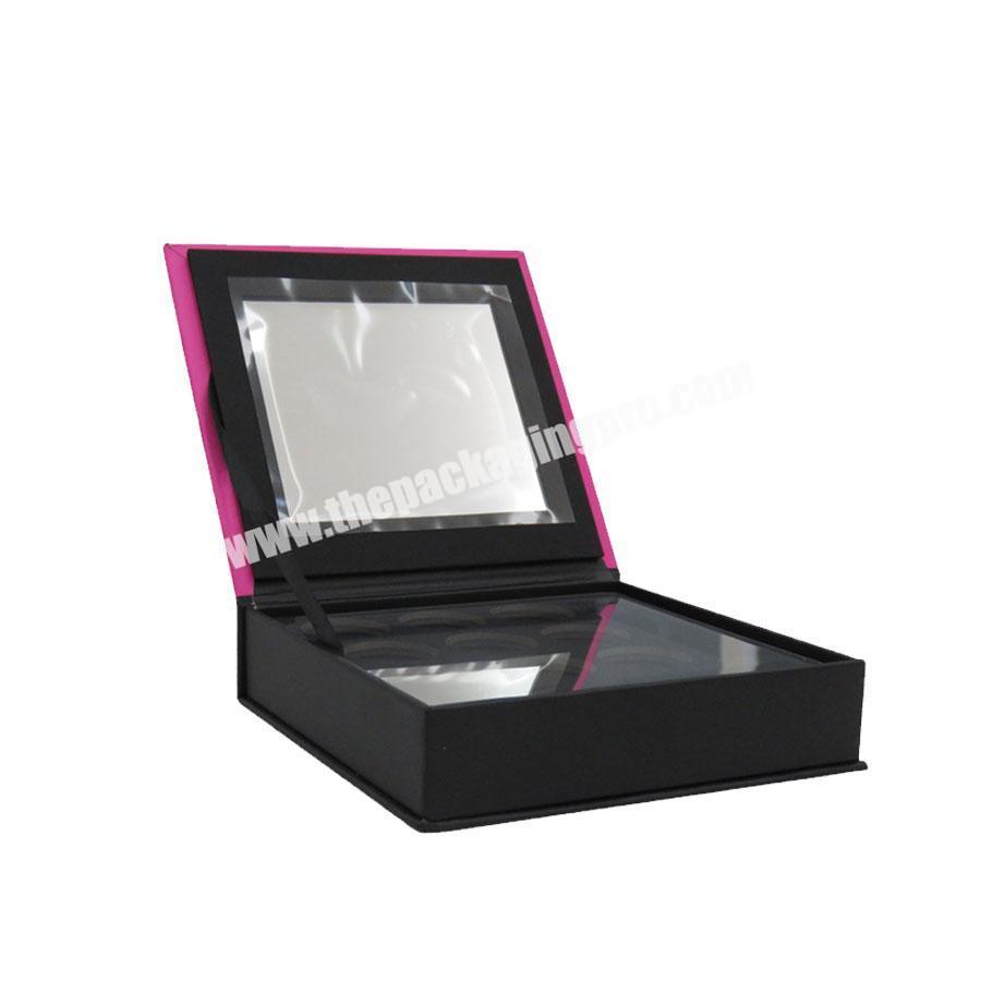 Custom Wholesale Luxury False Eyelash Eyeshadow Packaging Box for Makeup