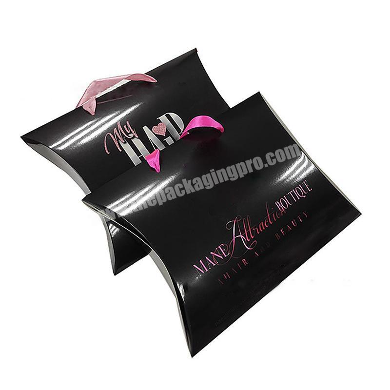 Custom creative paper Candy packaging box jewelry gift pillow shape packaging box