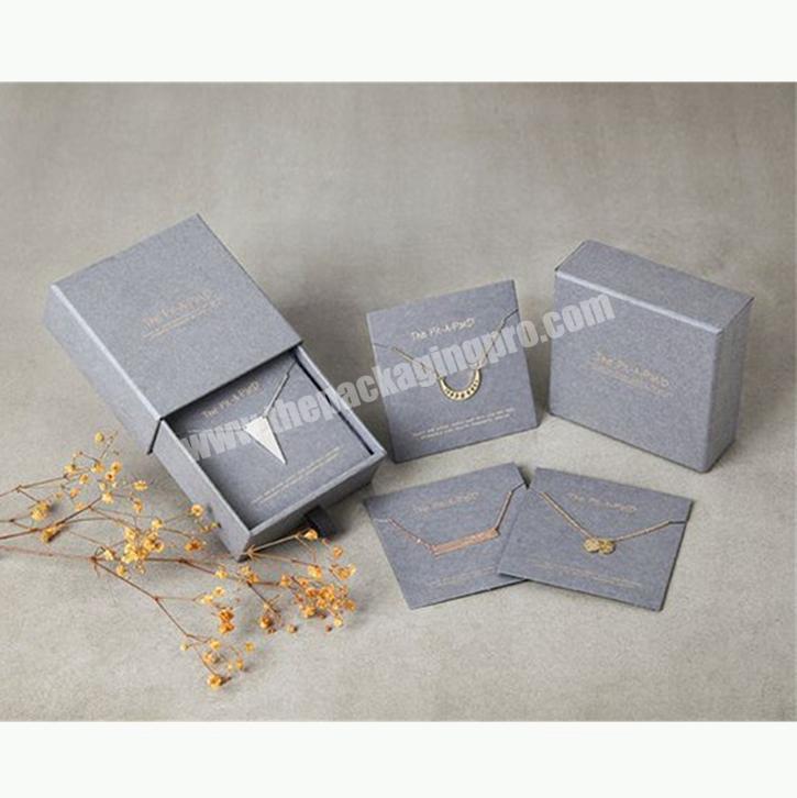 Custom logo black necklaces,pendants,bracelets,rings,earrings,pearl jewellery box packaging paper jewellery gift box with ribbon