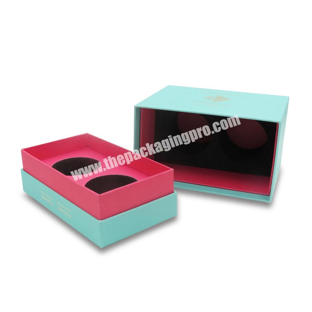 Custom logo fragrance bottle gift packaging rigid boxes perfume oil sample box