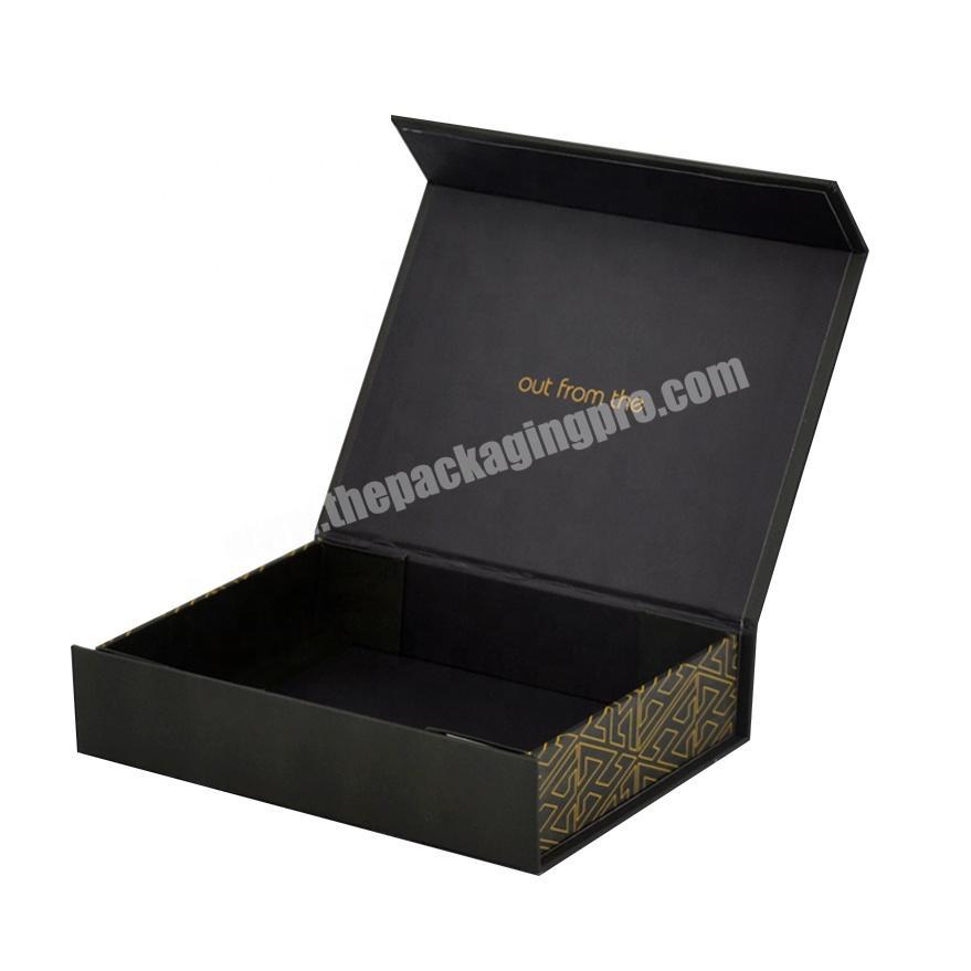 Custom logo luxury white folding magnetic gift box for dress clothing shoe packaging toy storage gift mailer box