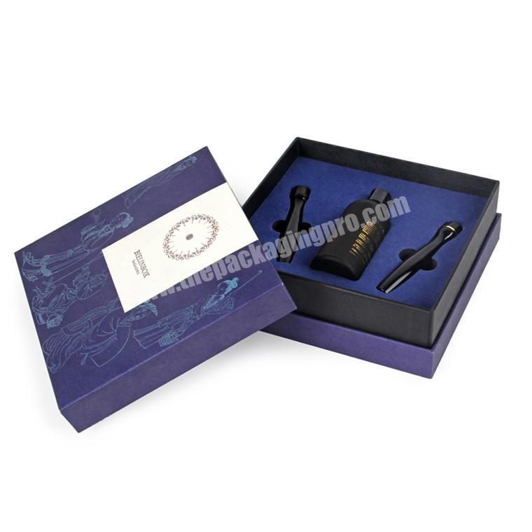 Custom-made Cosmetic  Containers Hard Paper Box Packaging  Lid And Base Box