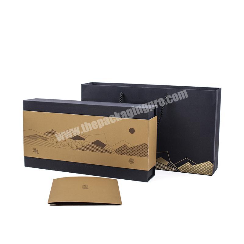 Custom printed tea packaging gift box high-grade kraft tea box