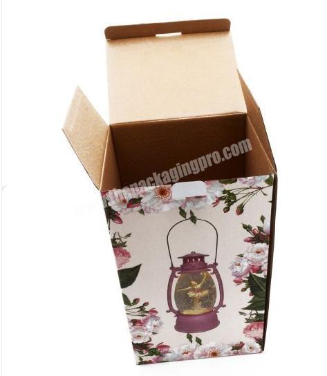 Customized Corrugated Carton Packaging Cardboard Paper LED Light Colored Box