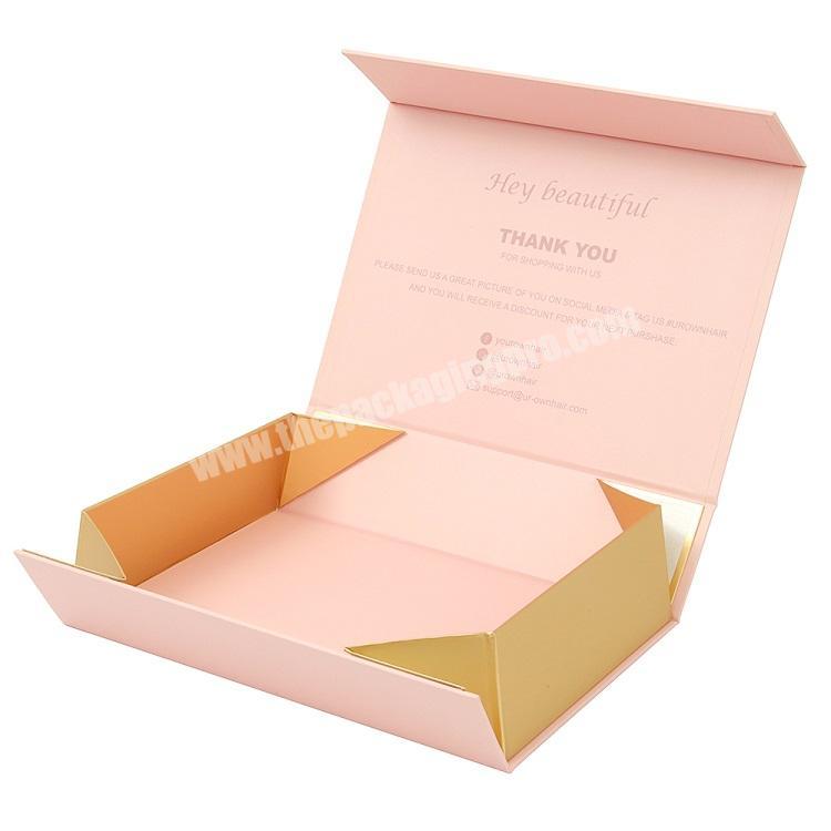 Customized Logo Collapsible Magnetic Paper Box Rigid Folding Packaging Boxes Foldable Gift Paper Package