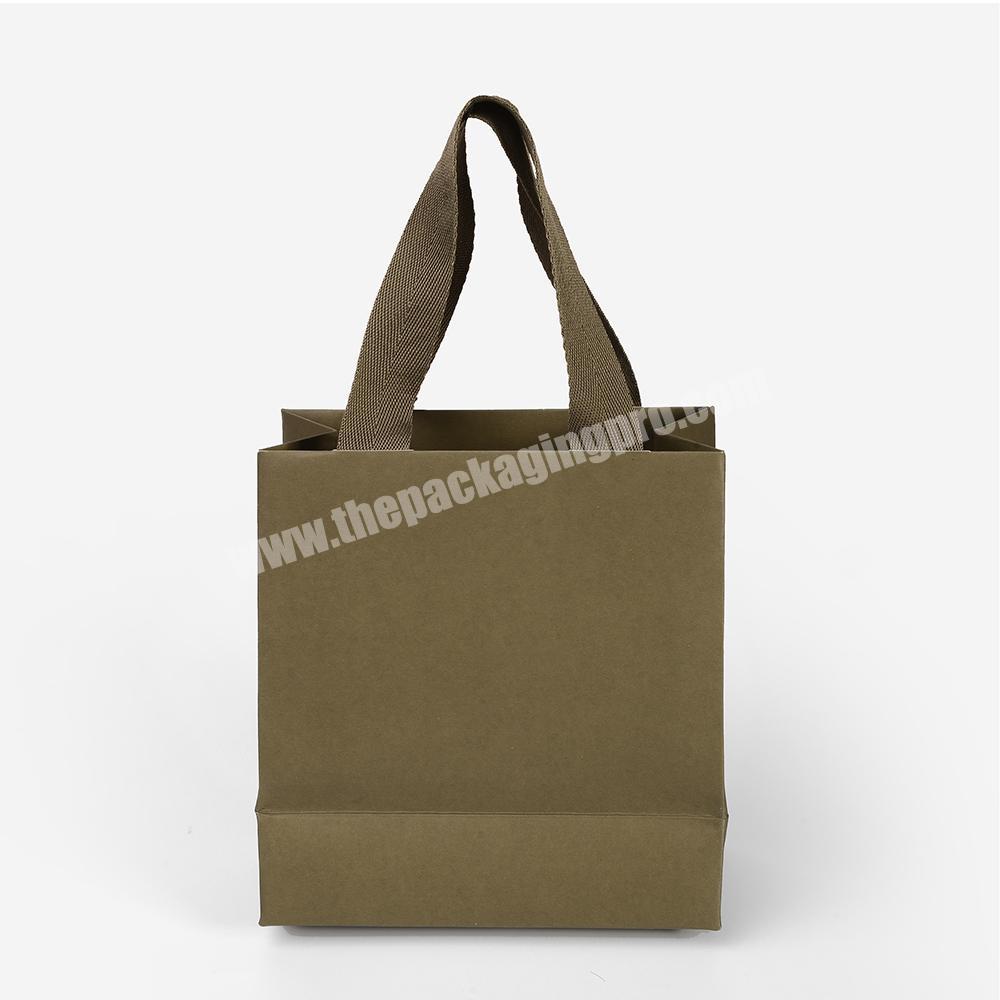 Customized Low Cost Kraft Promotional Paper Shopping Bag