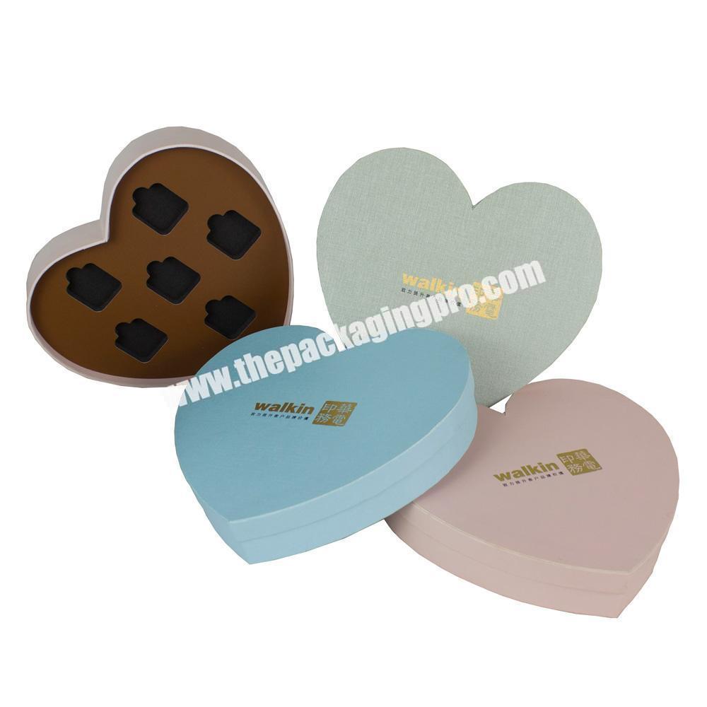Wholesale ODM Custom-made Heart Shape Chocolate Packaging Container Food Boxes