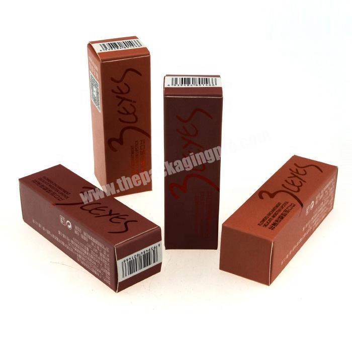Customized made paper Lip sticker cosmetics packing boxes