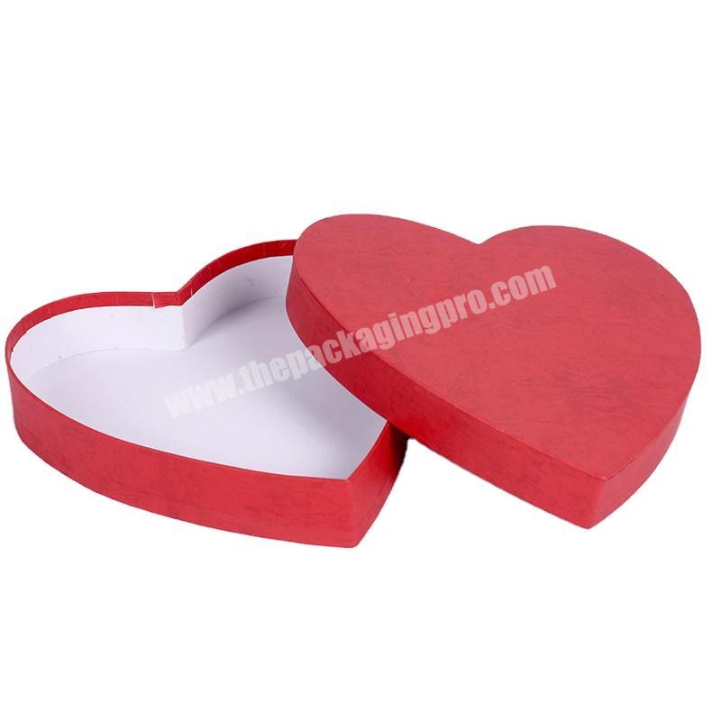 Customized wrapping heart shaped paper gift box design