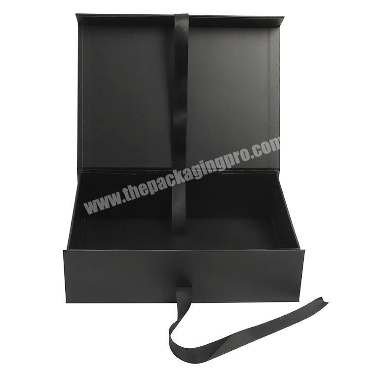 Dongguan luxury box packaging for hair products with folding lid