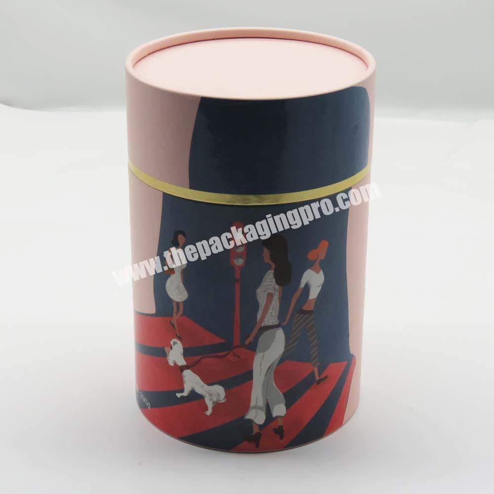 Eco Friendly Customized Packaging Protein Powder Paper Tube Cardboard Container